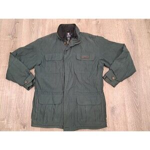 Chaps Ralph Lauren Winter Puffer Ski Coat Hooded Green Men’s Medium